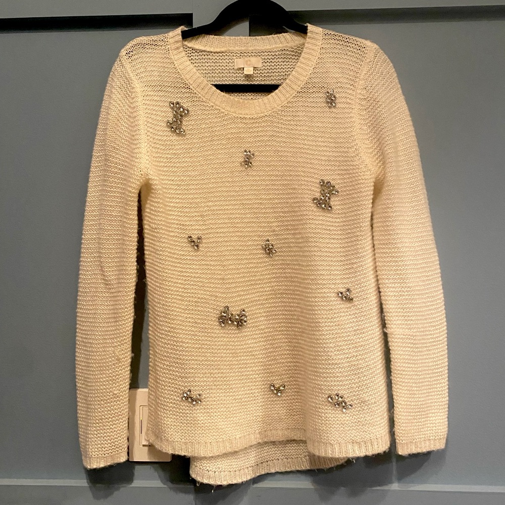 Rhinestone Winter Sweater